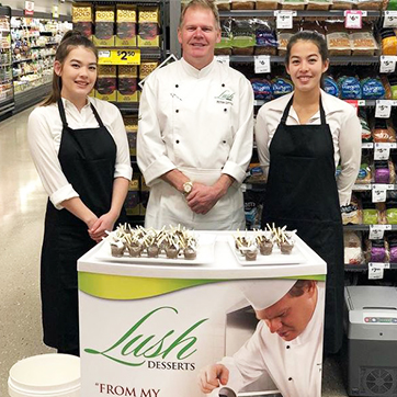 Lush Dessert supermarket promotion